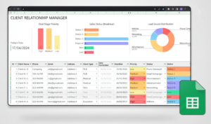 all in one g-sheet crm